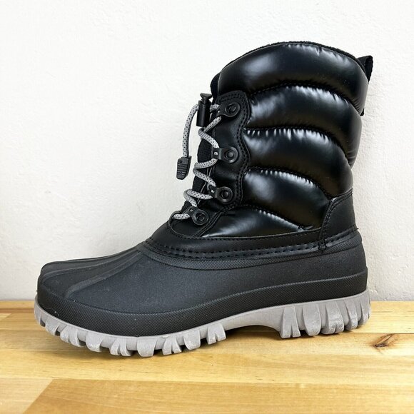 Cougar Black and Gray Winter Boots - Picture 1 of 10